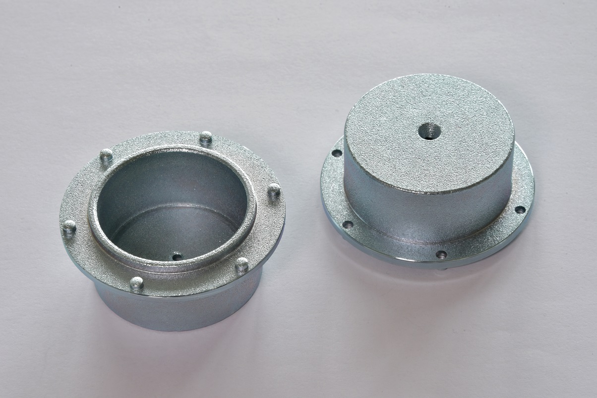 (Blue Zinc) 2. Sandblasting parts 